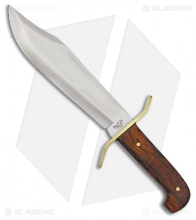 Bear & Son Gold Rush Bowie Fixed Blade Knife Cocobolo (9" Satin) CB00