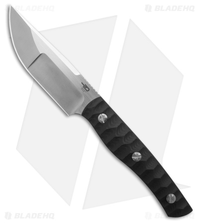 Bestech Knives Heidi Blacksmith#2 Fixed Blade Knife Carbon Fiber (3.9" Satin)
