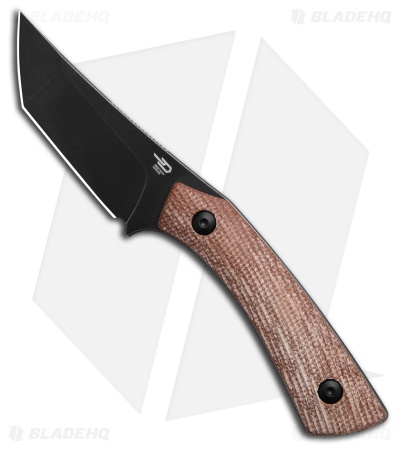 Bestech Knives Step Fixed Blade Knife Brown Micarta (3.2" Black Stonewash)
