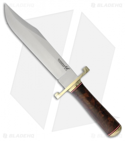 BlackJack Classic Model 129 Bowie Fixed Blade Knife Tapered Walnut (9.25" Satin)