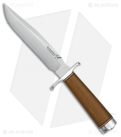 Blackjack Classic Model 7 Fixed Blade Knife Natural Micarta (7" A-2 Satin)