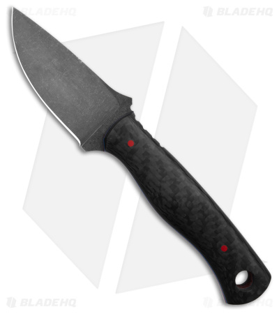 Cypress Creek Knives $3 Dive MagnaCut Fixed Blade Knife Carbon Fiber (3" SW)