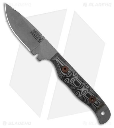 Dawson Knives Handyman MagnaCut Fixed Knife White/Black G-10 (3"Nucl Winter )
