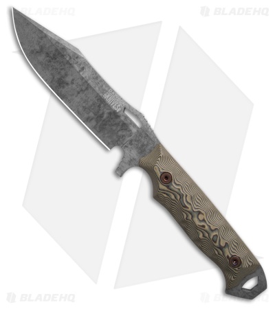 Dawson Knives Marauder Gen 2 Fixed Blade Knife Green/Black G-10 (6.1