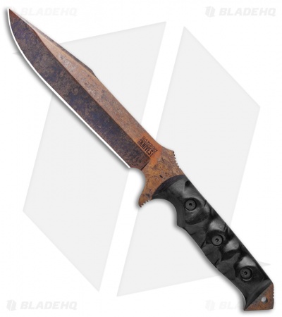 Dawson Knives Mojave 7 Fixed Blade Knife Marble CF (7