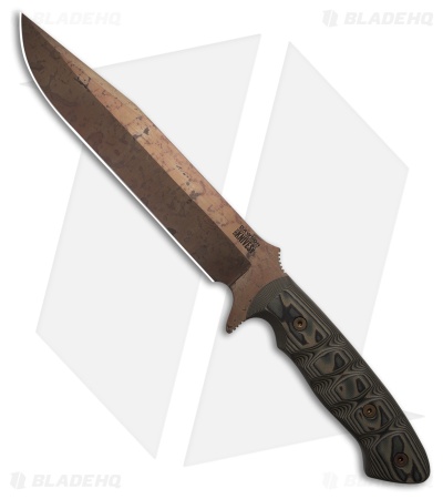 Dawson Knives Mountain Man Fixed Blade Knife Green G-10 (9.25