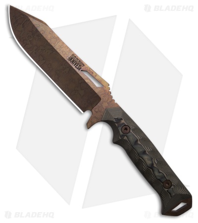 Dawson Knives Sheperd XL Fixed Blade Knife Ultrex G-10 (5.5" Arizona Copper)