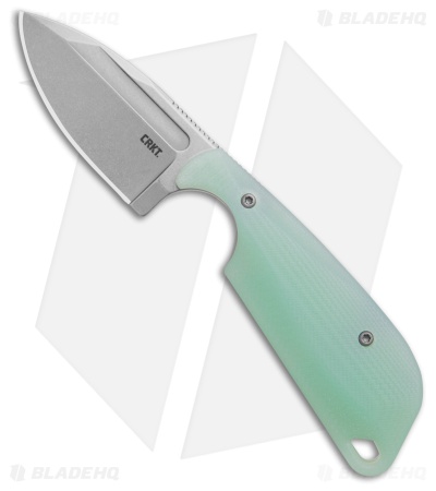 Flytanium Jade G-10 + CRKT Folts Minimalist Fixed Neck Knife  (2.25" SW)