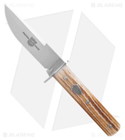 GEC Hunter Daybreak Camo Fixed Blade Knife (4.4" Satin)