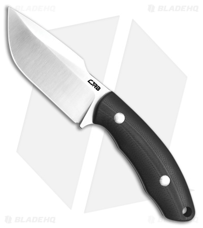 CJRB Mutt Fixed Blade Knife Black G-10 (3.2" Sand Polish)