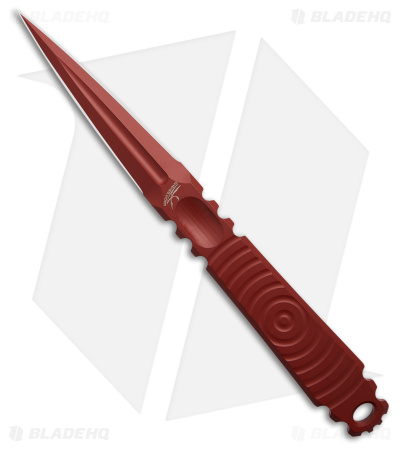 Knight Elements D/E OSS Dagger Fixed Blade Knife Red (3" Red)