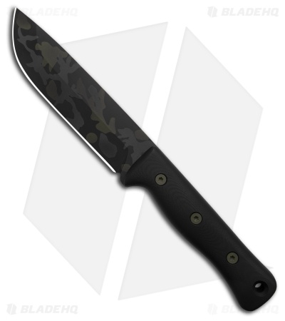Reiff Knives F6 Leuku Survival Fixed Blade Knife Black G-10 (6