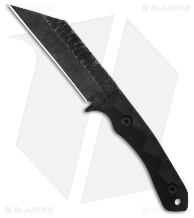 Stroup Knives GP3 Fixed Blade Knife Black G-10 (4.25" Black Acid Wash)