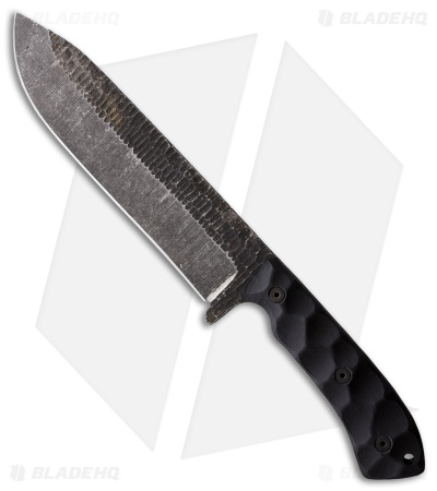 Stroup Knives BK1 Fixed Blade Knife Black G-10 (7.8