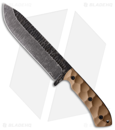 Stroup Knives BK1 Fixed Blade Knife Tan G-10 (7.8