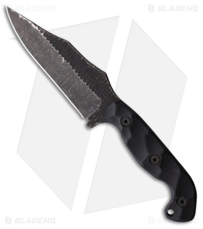 Stroup Knives TU1 Fixed Blade Knife Black G-10 (4.5