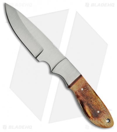 Tallen Kodiak Rampage Fixed Blade Knife Brown Bone (4" Satin) PA3400BO