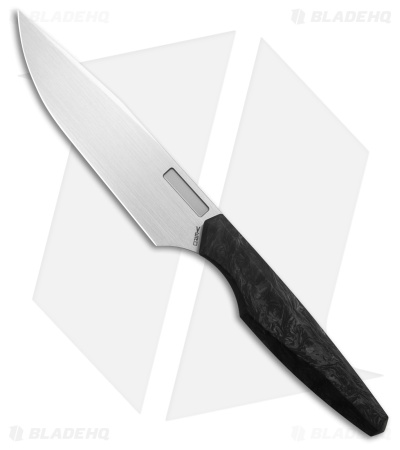 Vero Engineering Utility 5 Fixed Blade Knife Marbled CF (5.27" Hand Satin)