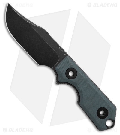 Vosteed Quokka Fixed Blade Knife Blue G-10 (2.7" Black Stonewash)