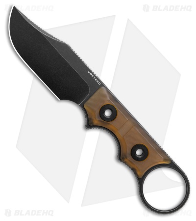 Vosteed Quokka-O Fixed Blade Knife Amber PEI (2.75
