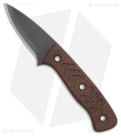 Wenger Blades Companion Fixed Blade Knife Brown Burlap Micarta (2.75" Black)