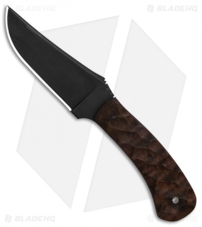 Winkler Knives Blue Ridge Hunter Fixed Blade Knife Sculpted Maple (4.1" Black)