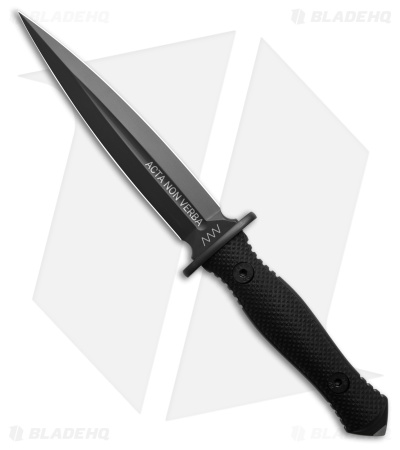 Acta Non Verba M500 KAMBA Fixed Blade Knife Black G-10 (4.5