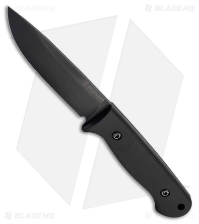 Boker Solingen DBK Bushfriend 2000 Fixed Blade Knife Black Richlite (3.5" Black)