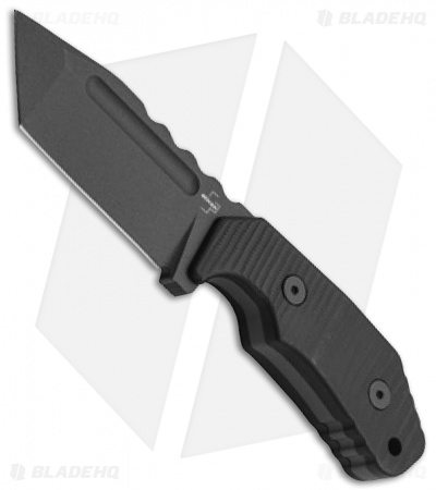 Boker Plus Little Dvalin Tanto Fixed Blade Black G-10 (3.3