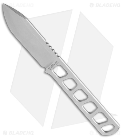 Boker Solingen BFF Lightweight MagnaCut Fixed Blade Knife Gray (2.55" Satin)