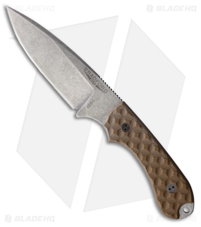 Bradford Knives Guardian 3.2 Fixed Blade Knife Textured Coyote G-10 (3.5" SW)