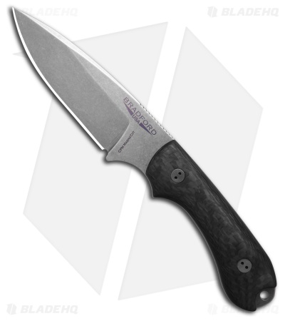 Bradford Knives Guardian 3.2  Fixed Blade Knife 3D Carbon Fiber  (3.5" SW)