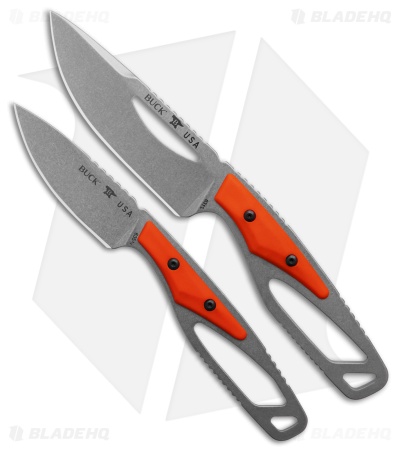 Buck Knives 631/635 Paklite Field Kit Orange Nylon (Set of 2)