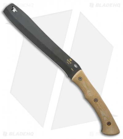 Buck Compadre Froe Chopper Natural Canvas Micarta (9.5
