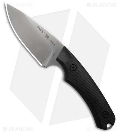 Buck 664 Alpha Hunter Elite MagnaCut Fixed Blade Knife Black G-10 (3.75" Satin)