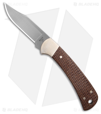 Buck Knives 152 Ranger Fixed Blade Knife Burlap Micarta (3" Satin)