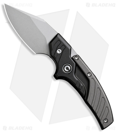 CIVIVI Typhoeus Fixed Blade Knife Black/Gray Aluminum (2.3