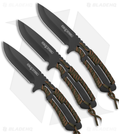 Cold Steel Throwing Knives Black Stainless Steel (3 pack) 44KVD3PK