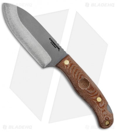 Condor Toki Knife Fixed Blade Tan Micarta (4.6" Blasted)