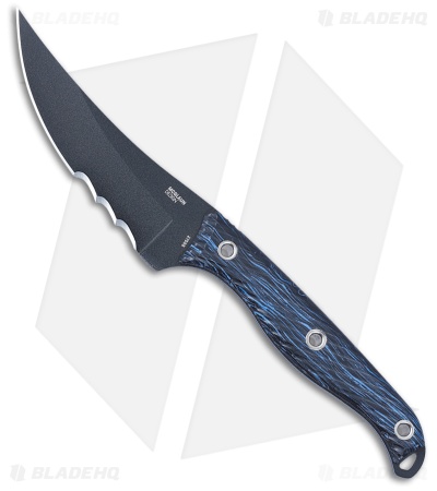 CRKT Clever Girl Fixed Blade Knife Blue G-10 (4.60