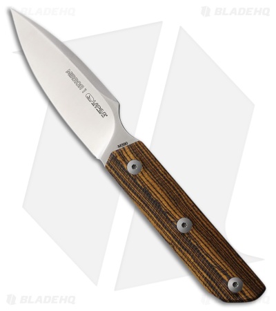 Viper Knives Mirror 1 Fixed Blade Knife Bocote Wood (3.1" Satin)