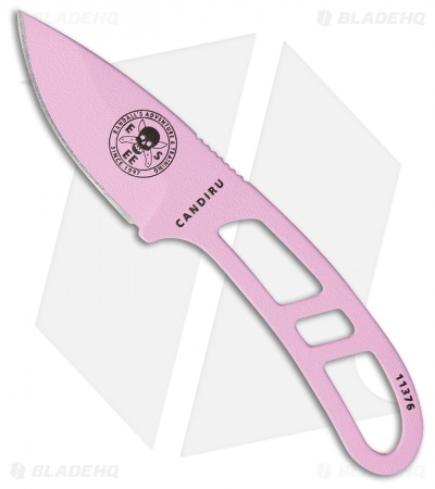 ESEE Candiru Fixed Blade Neck Knife Kit w/Extras (2" Pink)