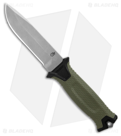 Gerber StrongArm Fixed Blade Knife OD Green (4.8" Stonewash)