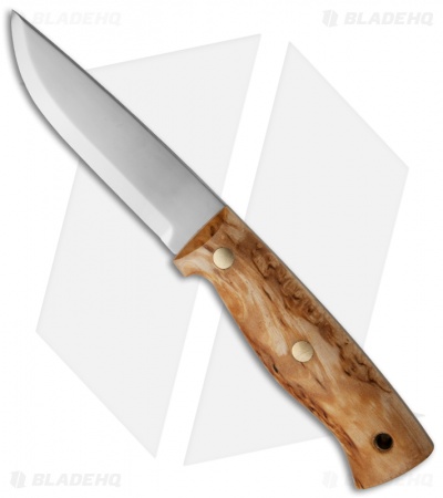 Helle Les Stroud Temagami Stainless Steel Survival Knife (4.25" Plain) #300