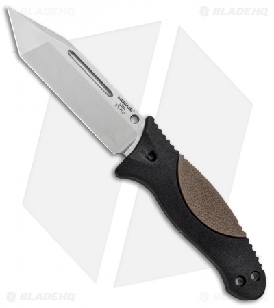 Hogue Knives EX-F02 | Tanto Fixed Blade Knife | FDE/Stonewash