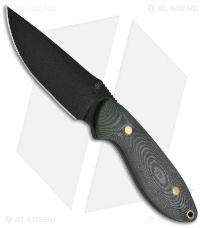 Kizer Garza Sequoia Fixed Blade Knife OD Green G-10 (3.78" Black) 1022A2