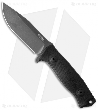 LionSteel M5 Fixed Blade Knife Black G-10 (4.5" Black SW)