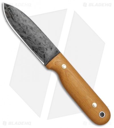 LT Wright Knives Bushcrafter HC Fixed Blade Knife Micarta (4" High Carbon)