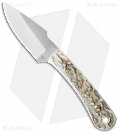 LT Wright Knives Great Plainsman Knife Stag LE (2.75" Satin)
