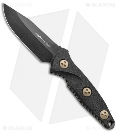 Microtech Signature Series Socom Alpha Mini Fixed Blade Knife CF (3.8" Black)